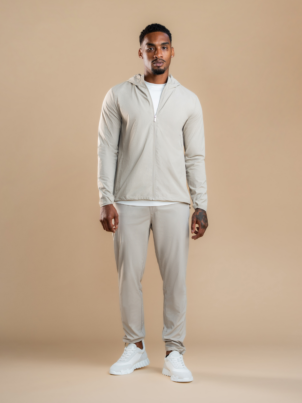 Tech Windbreaker - Beige