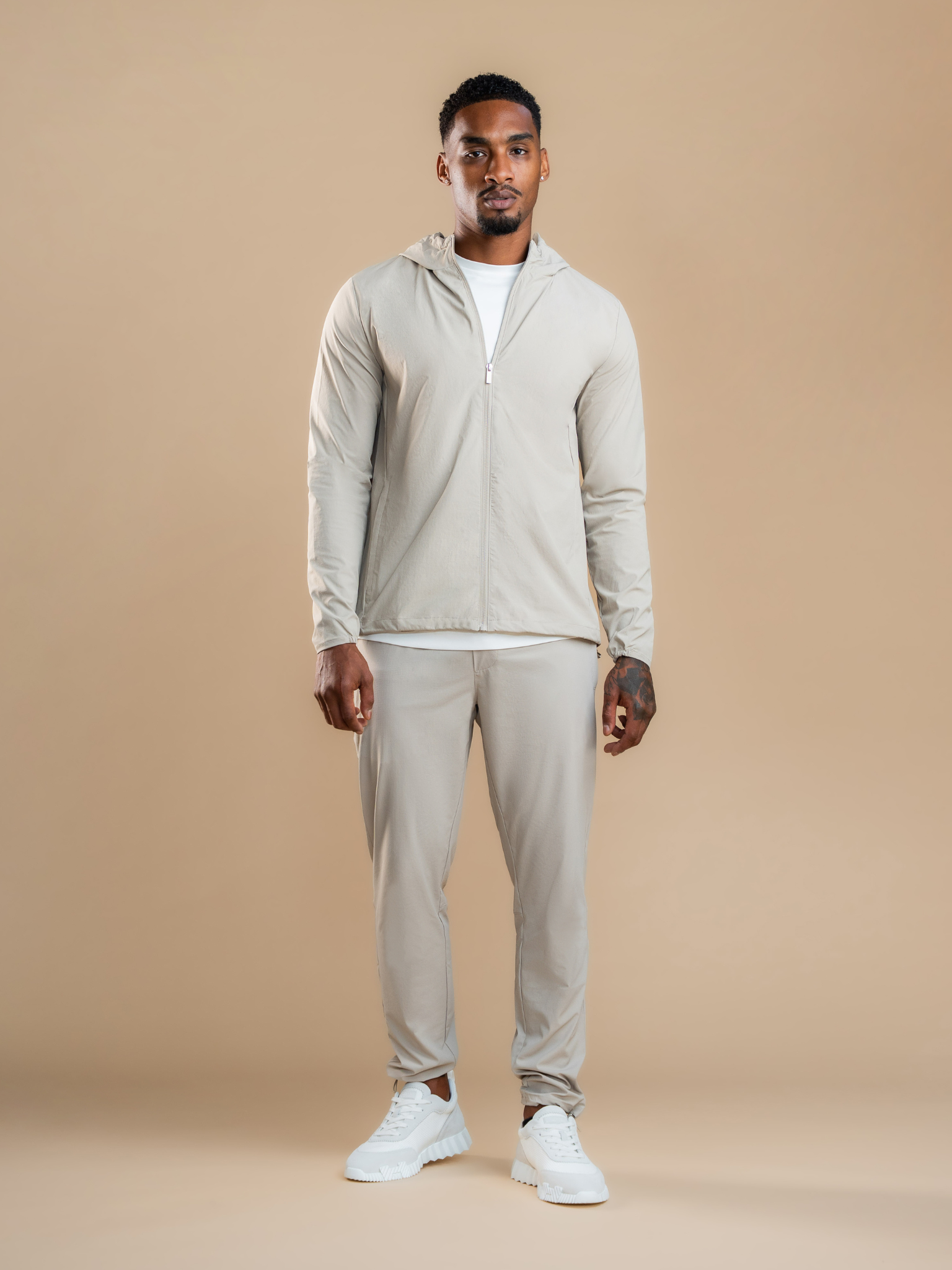 Tech Windbreaker - Beige