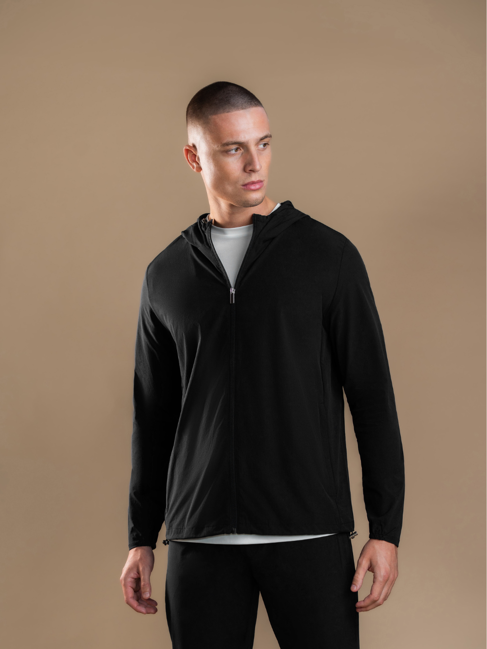 Tech Windbreaker - Black