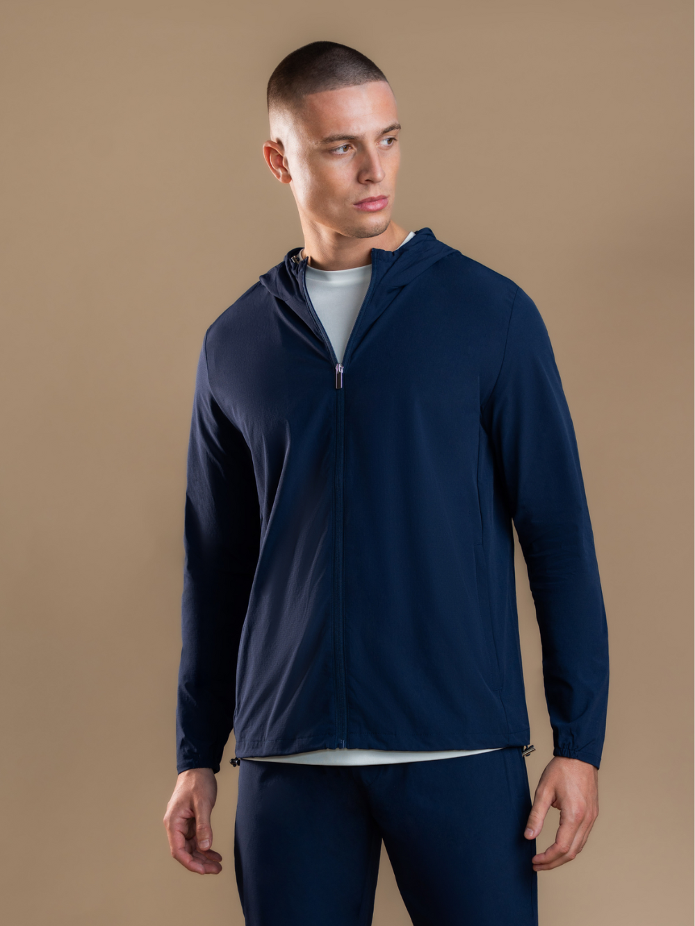 Tech Windbreaker - Navy