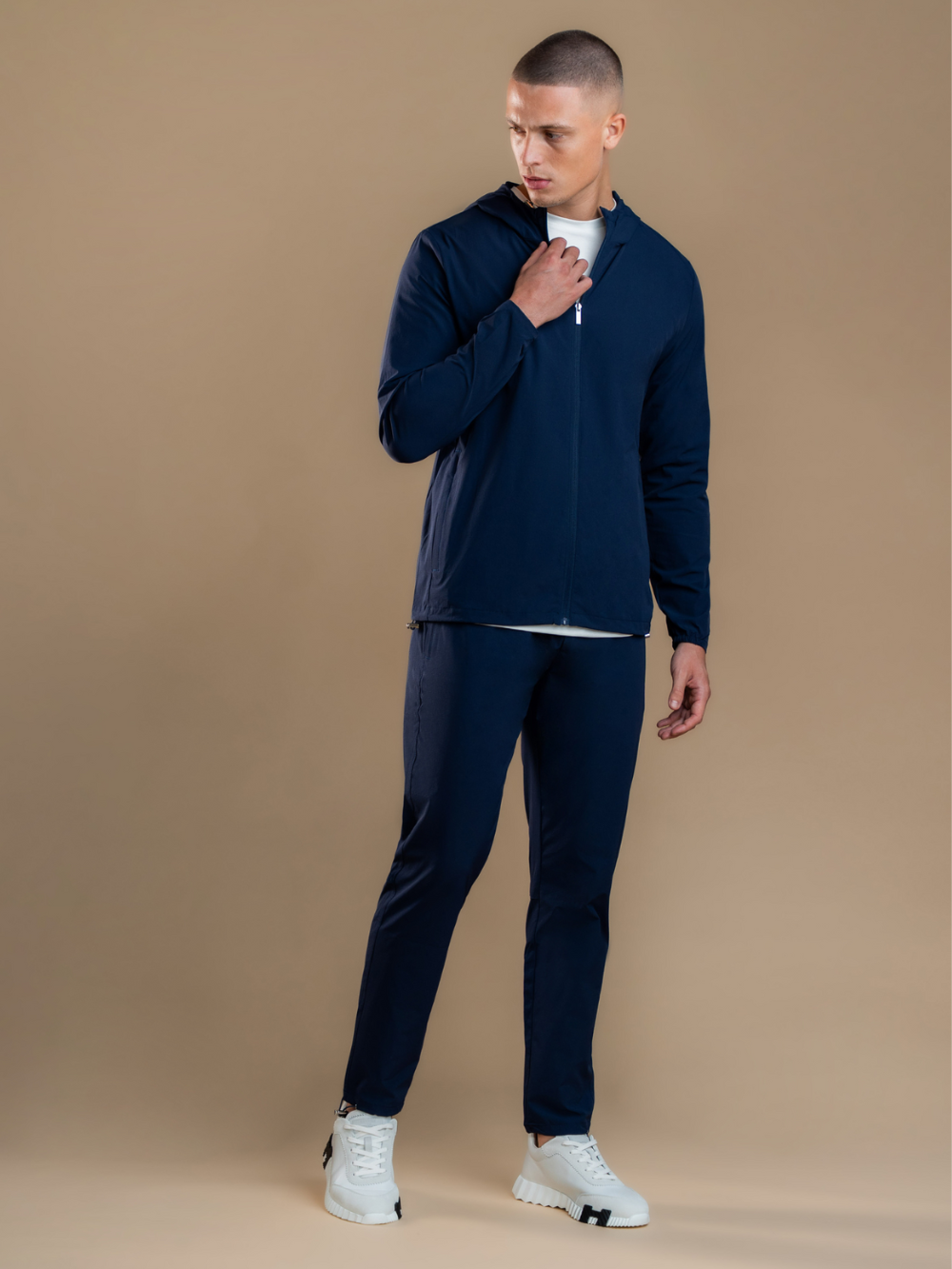 Tech Windbreaker - Navy