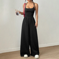 ☀️ Women's Summer Jumpsuit – Thin Straps, Fitted Waist
